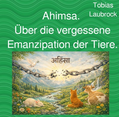 'Cover von Ahimsa. Über die vergessene Emanzipation der Tiere.'-Cover
