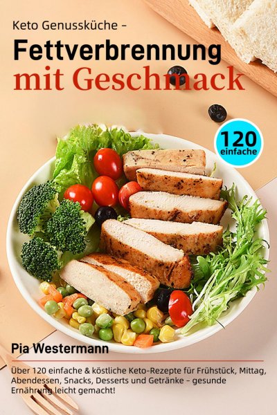'Cover von Keto Genussküche – Fettverbrennung mit Geschmack'-Cover