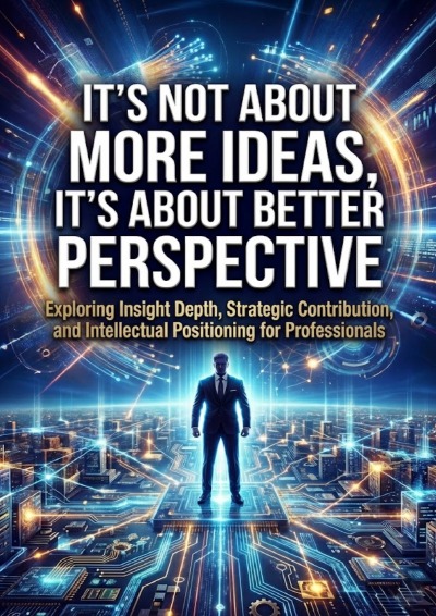 'Cover von It’s Not About More Ideas, It’s About Better Perspective'-Cover