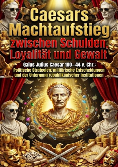 'Cover von Caesars Machtaufstieg zwischen Schulden, Loyalität und Gewalt'-Cover