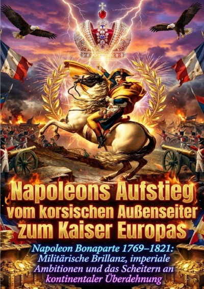 'Cover von Napoleons Aufstieg vom korsischen Außenseiter zum Kaiser Europas'-Cover