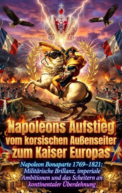 'Cover von Napoleons Aufstieg vom korsischen Außenseiter zum Kaiser Europas'-Cover