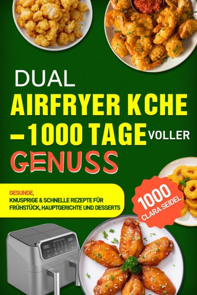 'Cover von Dual Airfryer Küche – 1000 Tage voller Genuss'-Cover