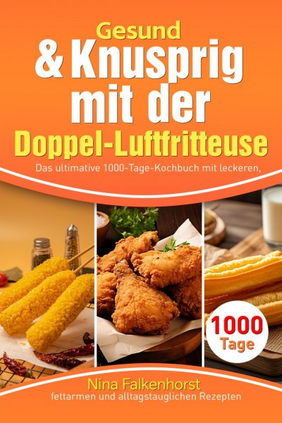 'Cover von Gesund & Knusprig mit der Doppel-Luftfritteuse'-Cover