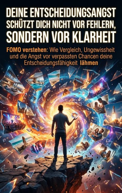 'Cover von Deine Entscheidungsangst schützt dich nicht vor Fehlern, sondern vor Klarheit'-Cover