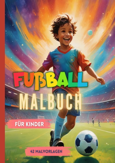 'Cover von Fußball Malbuch für Kinder'-Cover