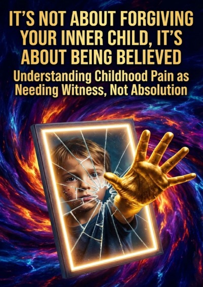'Cover von It’s Not About Forgiving Your Inner Child, It’s About Being Believed'-Cover