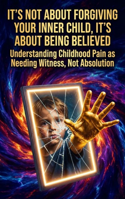 'Cover von It’s Not About Forgiving Your Inner Child, It’s About Being Believed'-Cover