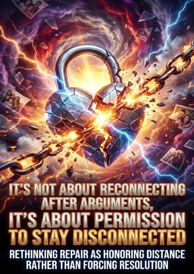 'Cover von It’s Not About Reconnecting After Arguments, It’s About Permission to Stay Disconnected'-Cover