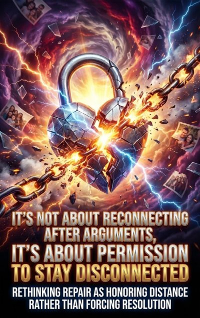 'Cover von It’s Not About Reconnecting After Arguments, It’s About Permission to Stay Disconnected'-Cover