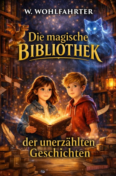 'Cover von Die magische Bibliothek der unerzählten Geschichten'-Cover