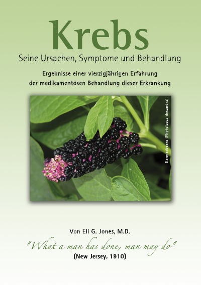 'Cover von Krebs – Eli G. Jones (1910)'-Cover