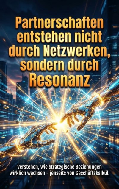 'Cover von Partnerschaften entstehen nicht durch Netzwerken, sondern durch Resonanz'-Cover