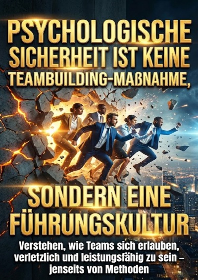 'Cover von Psychologische Sicherheit ist keine Teambuilding-Maßnahme, sondern eine Führungskultur'-Cover