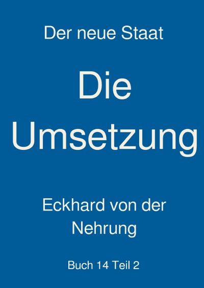'Cover von Der neue Staat'-Cover
