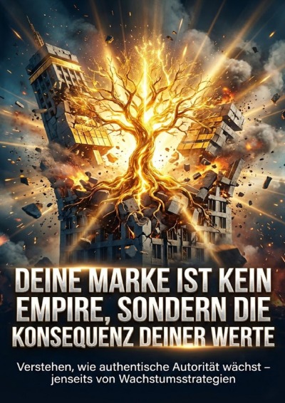 'Cover von Deine Marke ist kein Empire, sondern die Konsequenz deiner Werte'-Cover