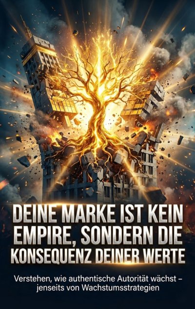 'Cover von Deine Marke ist kein Empire, sondern die Konsequenz deiner Werte'-Cover