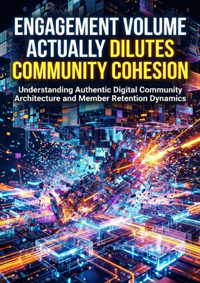 'Cover von Engagement Volume Actually Dilutes Community Cohesion'-Cover