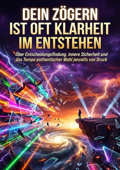 'Cover von Dein Zögern ist oft Klarheit im Entstehen'-Cover