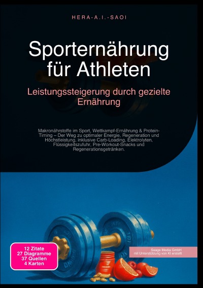 'Cover von Sporternährung für Athleten: Leistungssteigerung durch gezielte Ernährung'-Cover