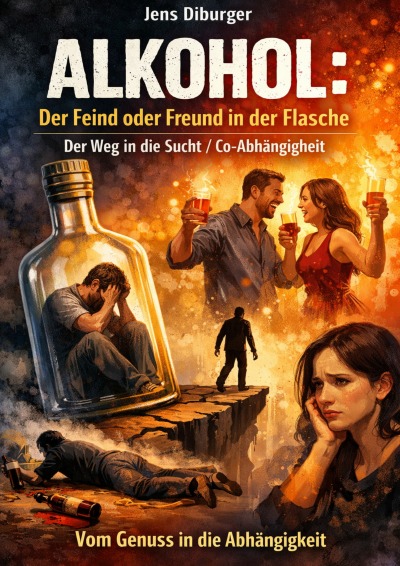 'Cover von Alkohol der Feind oder Freund in der Flasche / Der Weg in die Sucht/ Co. Abhängigkeit'-Cover