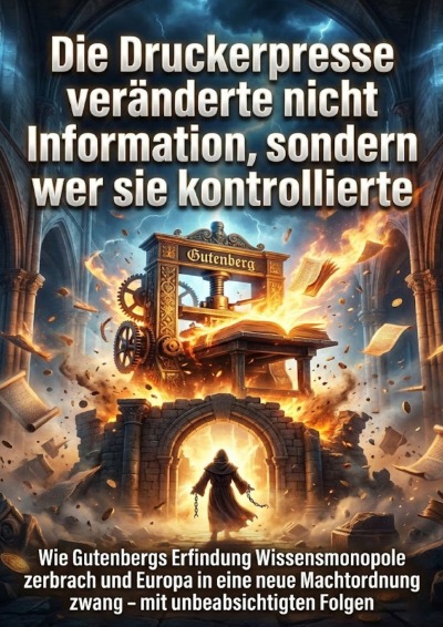 'Cover von Die Druckerpresse veränderte nicht Information, sondern wer sie kontrollierte'-Cover