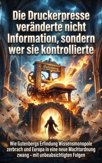 'Cover von Die Druckerpresse veränderte nicht Information, sondern wer sie kontrollierte'-Cover