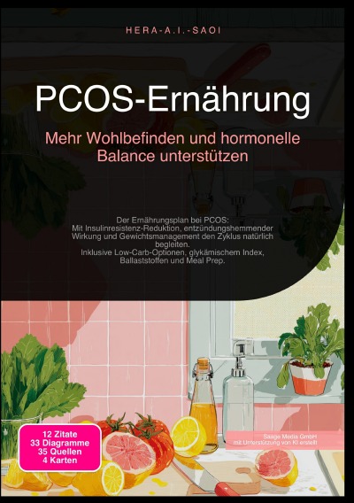 'Cover von PCOS-Ernährung: Mehr Wohlbefinden und hormonelle Balance unterstützen'-Cover