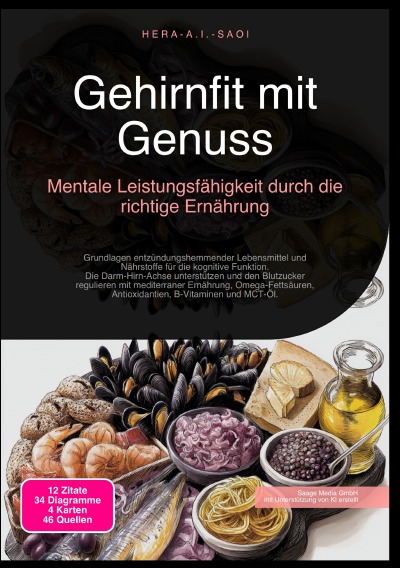 'Cover von Gehirnfit mit Genuss: Mentale Leistungsfähigkeit durch die richtige Ernährung'-Cover