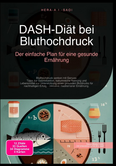 'Cover von DASH-Diät bei Bluthochdruck: Der einfache Plan für eine gesunde Ernährung'-Cover