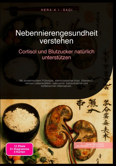 'Cover von Nebennierengesundheit verstehen: Cortisol und Blutzucker natürlich unterstützen'-Cover