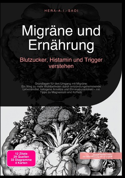 'Cover von Migräne und Ernährung: Blutzucker, Histamin und Trigger verstehen'-Cover