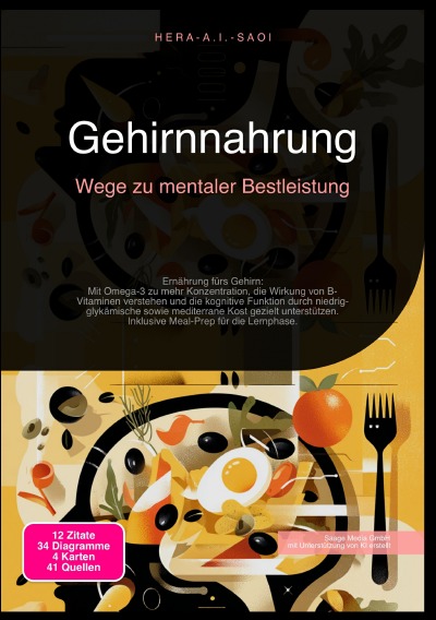 'Cover von Gehirnnahrung: Wege zu mentaler Bestleistung'-Cover