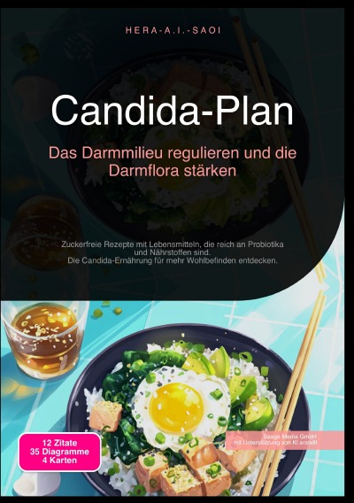 'Cover von Candida-Plan: Das Darmmilieu regulieren und die Darmflora stärken'-Cover