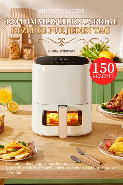 'Cover von Airfryer Zauber – 150 himmlisch knusprige Rezepte für jeden Tag'-Cover