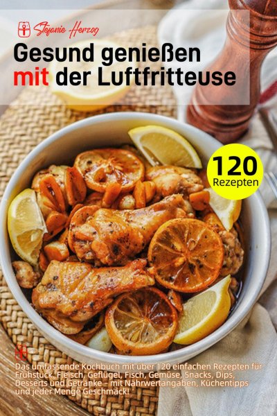 'Cover von Gesund genießen mit der Luftfritteuse'-Cover