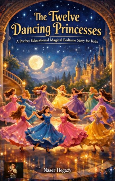 'Cover von The Twelve Dancing Princesses   A Perfect Educational Magical Bedtime Story for Kids'-Cover