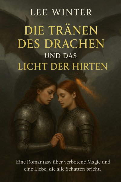 'Cover von Die Traenen des Drachen und das Licht der Hirten Eine Romantasy ueber verbotene Magie und eine Liebe, die alle Schatten bricht'-Cover