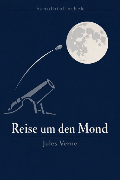 'Cover von Reise um den Mond'-Cover