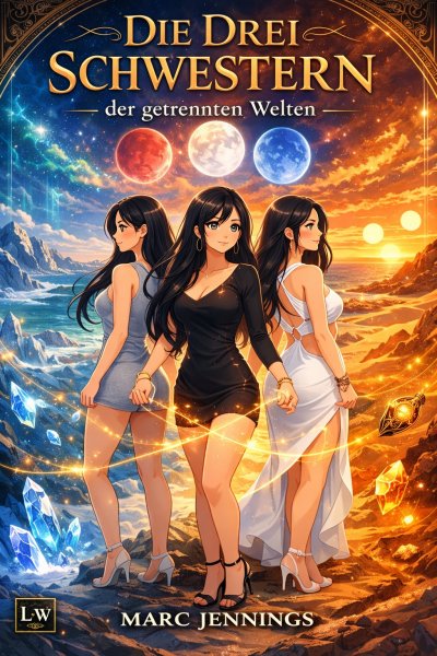 'Cover von Die drei Schwestern der getrennten Welten'-Cover
