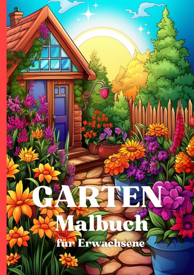 'Cover von Garten Malbuch für Erwachsene'-Cover