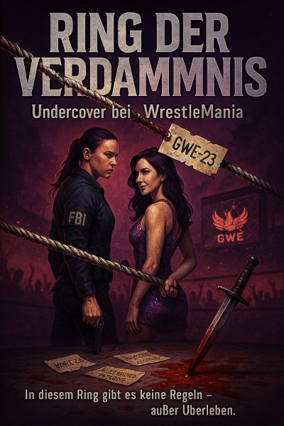 'Cover von Ring der Verdammnis – Ein WrestleMania- Krimi'-Cover