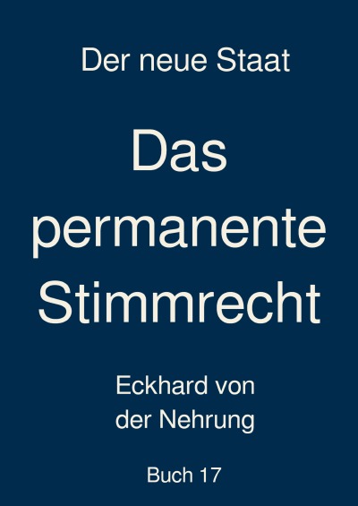 'Cover von Der neue Staat'-Cover