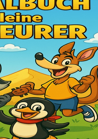 'Cover von Ausmalbuch für kleine Abenteurer'-Cover