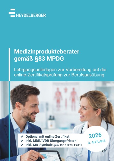 'Cover von Medizinproduktberater gemäß §83 MPDG'-Cover