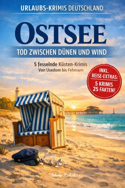 'Cover von Urlaubs-Krimis Deutschland: Ostsee – Tod zwischen Dünen und Wind'-Cover