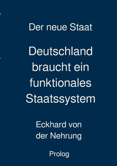 'Cover von Der neue Staat'-Cover
