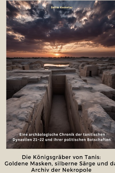 'Cover von Die Königsgräber von Tanis: Goldene Masken, silberne Särge und das Archiv der Nekropole'-Cover