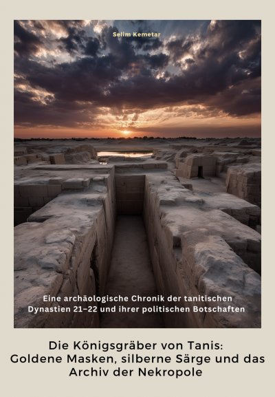 'Cover von Die Königsgräber von Tanis: Goldene Masken, silberne Särge und das Archiv der Nekropole'-Cover