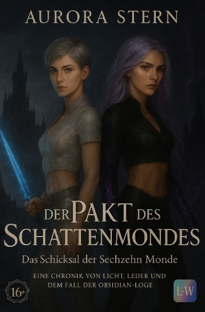 'Cover von Der Pakt des Schattenmondes – Das Schicksal der Sechzehn Monde „Eine Chronik von Licht, Leder und dem Fall der Obsidian-Loge“'-Cover